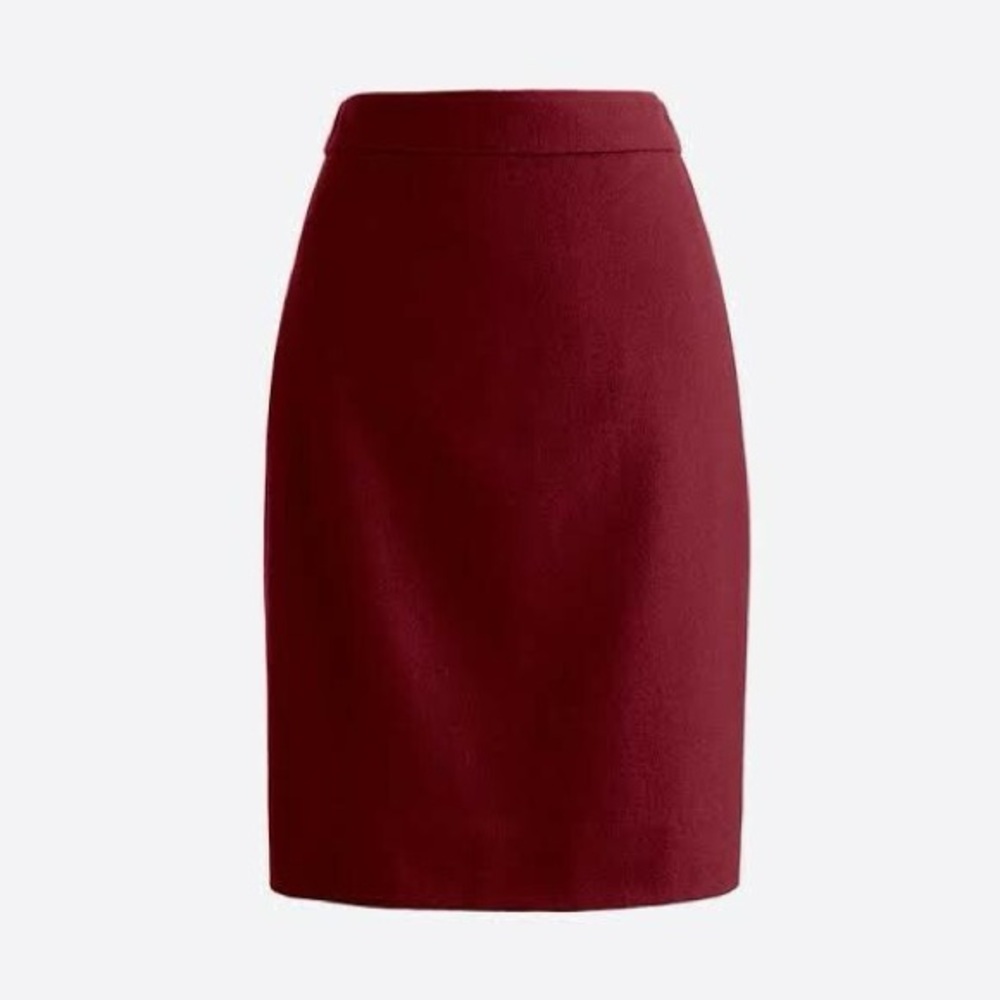 J.Crew Pencil Skirt No 2 Double Serge Wool